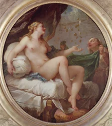 Danae empfängt den Goldregen, ca. 1735